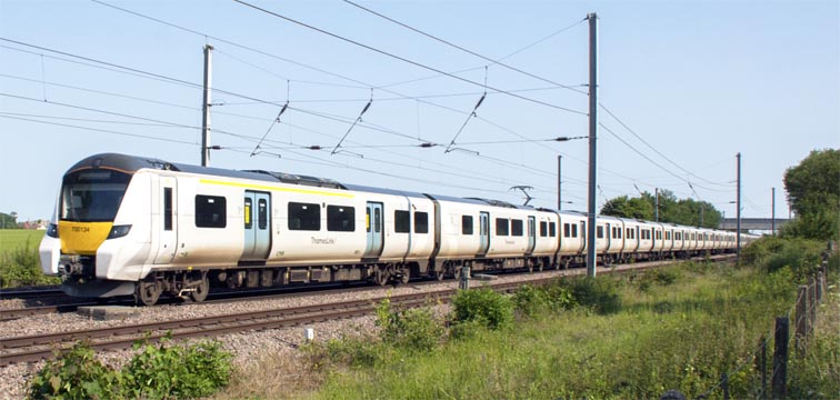 ThamesLink Class 700134  at Abbots Ripton 