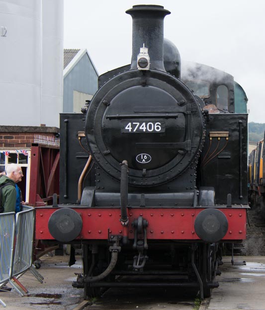 0-6-0T 47406 at Barrow Hill 