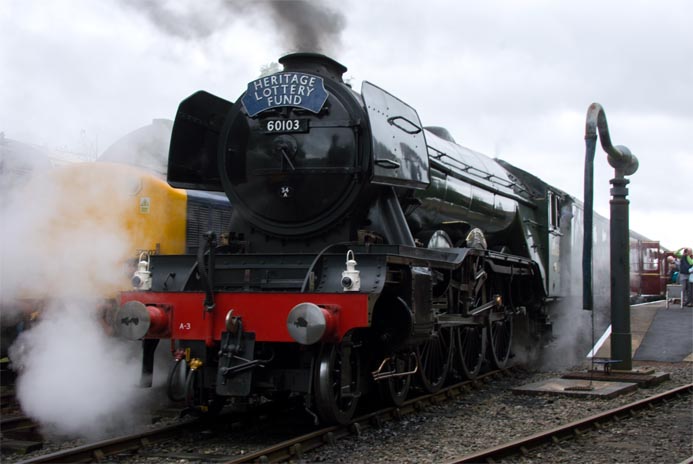 A3 60103 Flying Scotsman at Barrow Hill 