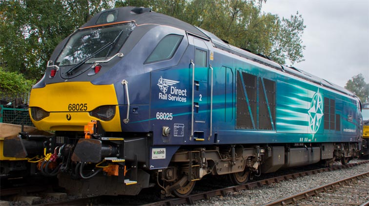 Direct Rail Services Class 68025 'Superb' 