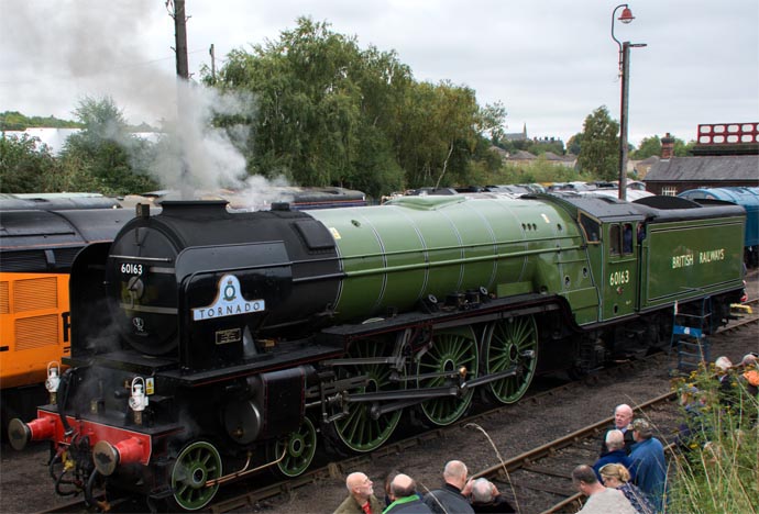 A1 4-6-2 Tornado at Barrow Hill 