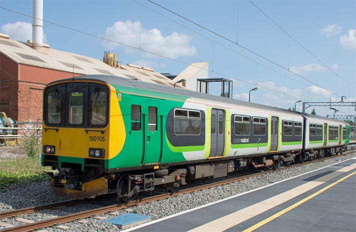 London Midland class 150 105 