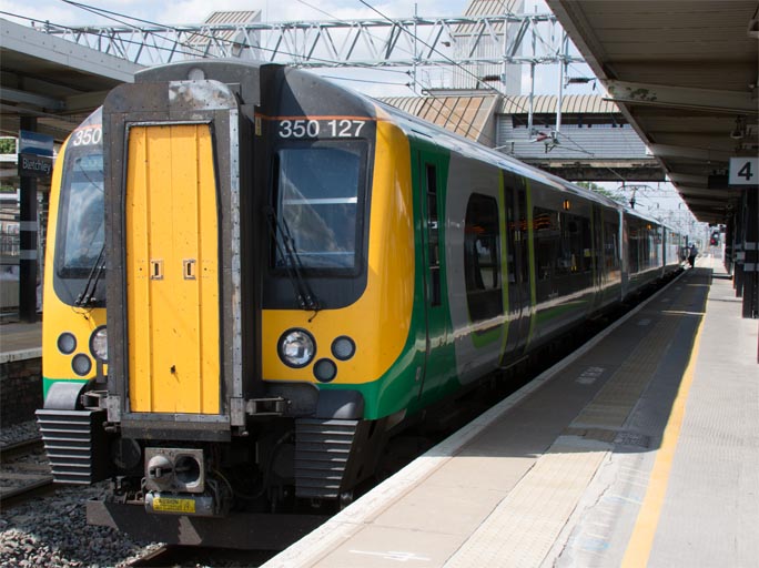 London Midland class 350 127 