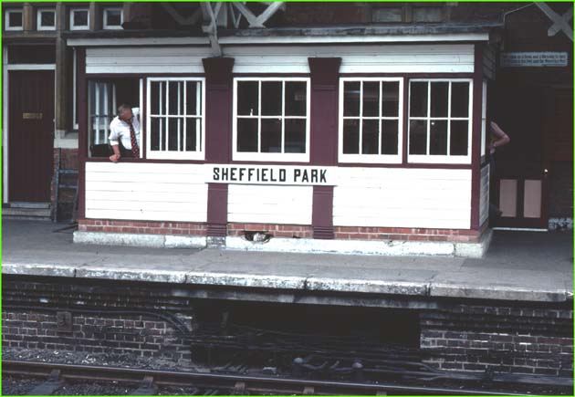 Signal box at Sheffield Park station