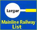 Large full page list on Mainline Railways