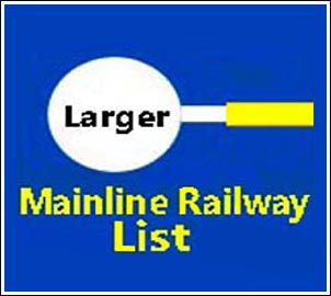 Larger List of Mainline railway pages on this site