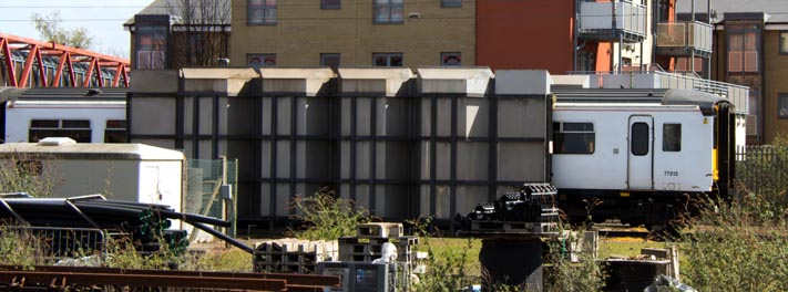 Cambridge station  train washing plant