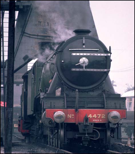 A3 at Carnforth in Steam town days in 1976