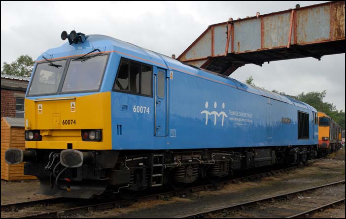  60074 at the open Weekend at Carnforth in 2008