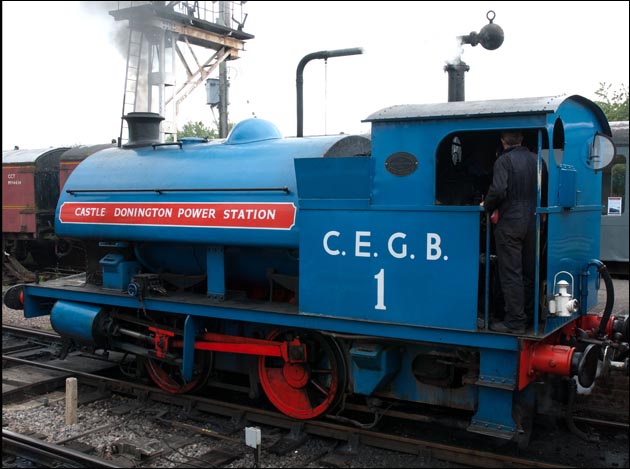 0-4-0ST Castle Donnington Power station G.E.G.B 1 at the Colne Valley Railway 0-4-0ST Castle Donnington Power station G.E.G.B 1 at the Colne Valley Railway