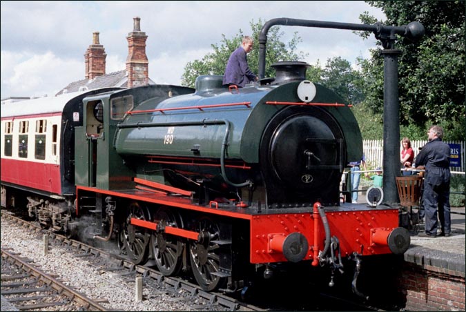 WD Austerity 0-6-0ST no.190 at the Colne Valley Railway