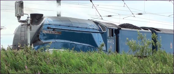 A4 4-6-2 number 4492 Dominion of New Zealand with its twin tenders 