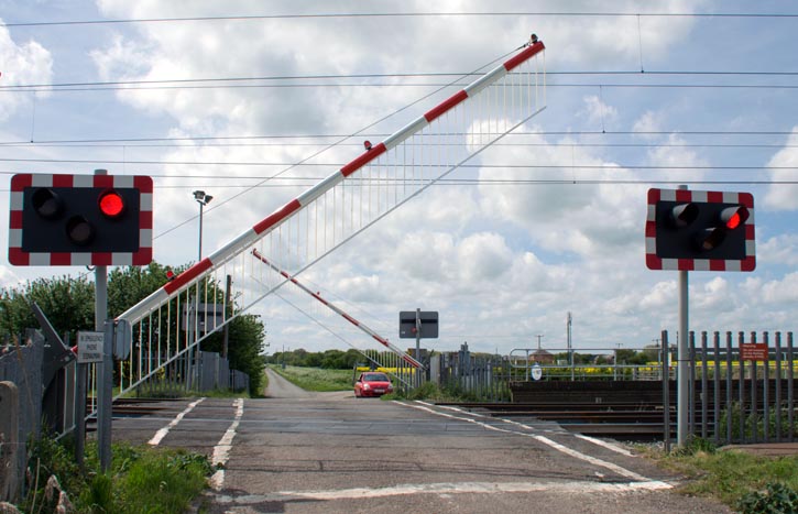 Conington Level crossing 