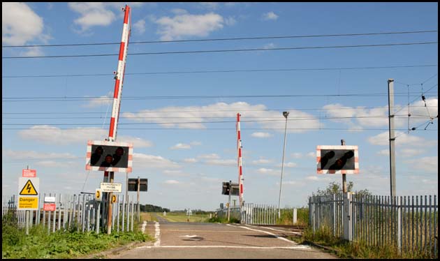 The Level crossing at Conington