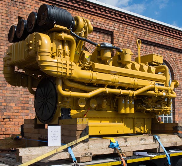 Caterpillar 16-cylinder diesel engine