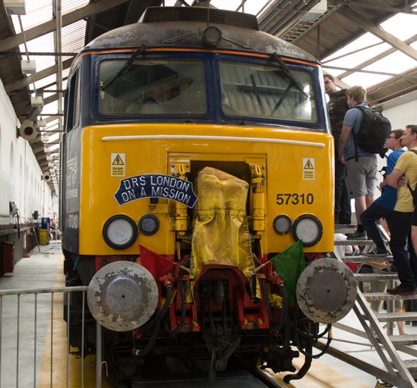 Direct Rail Services (DRS) class 57310 Pride of Cumbria 
