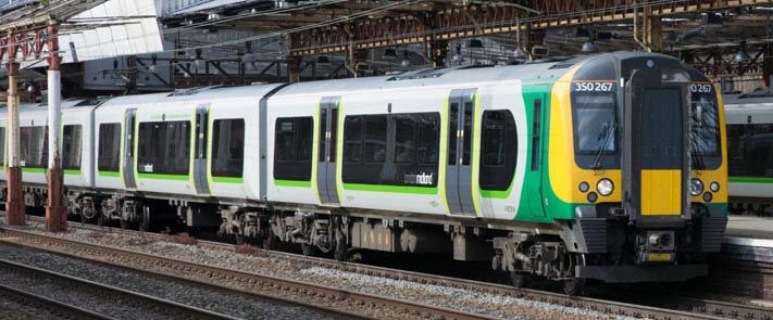 London Midland class 350 267 