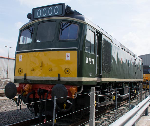 D 7671 at the Open day held at The Etches Park Depot 