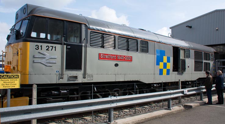 Class 31 271 Straford 1840-2001 at the Open Day 