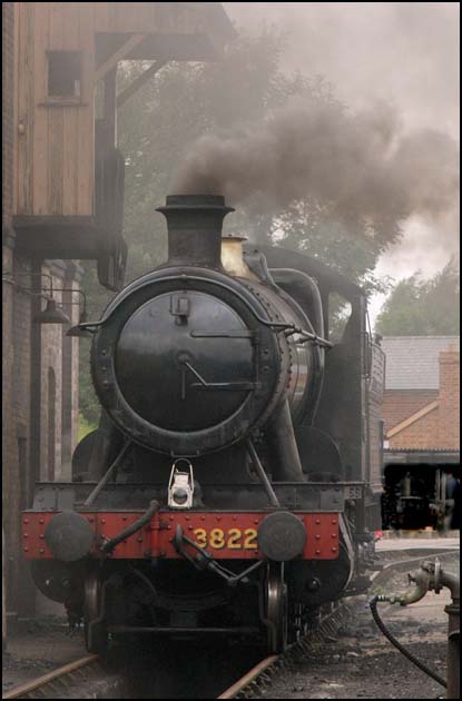 3822 next to coaling stage at Didcot