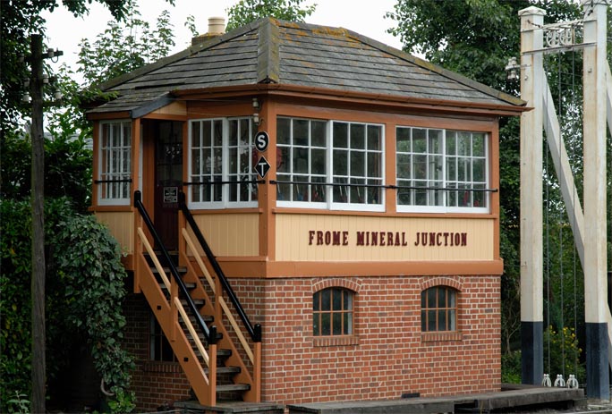 Frome Mineral Junction signal box  in 2008