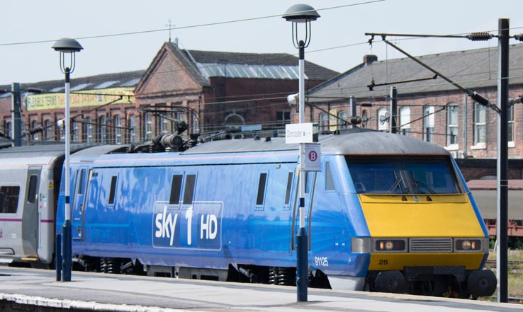 Sky 1 HD 91125 at Doncaster station 