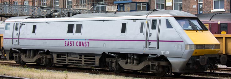 Class 91119 at Doncaster