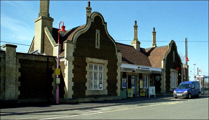 The main station building at Downham Market railway station The main station building at Downham Market railway station