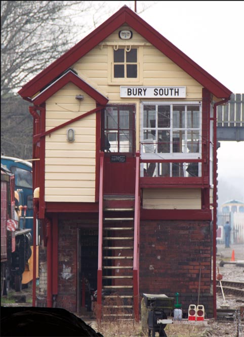 Bury south signal box 