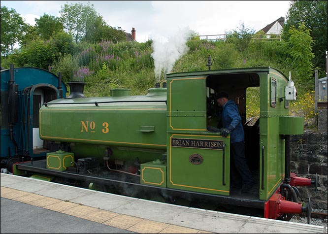 0-4-0ST No.3 Brain Harrison at Wirkworth in 2011