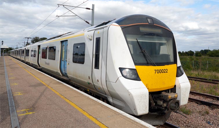 Thameslink class 700022 in Ely station 13th of September 2021  