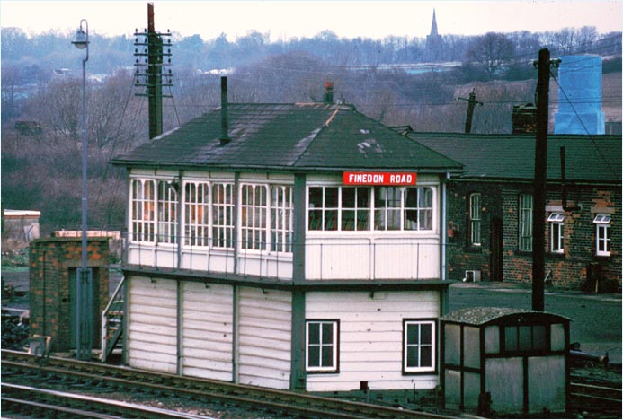 Finedon Road signal box Finedon Road signal box