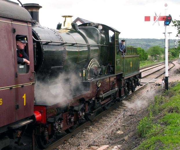 GWR 4-4-0 City of Truro in 2006 