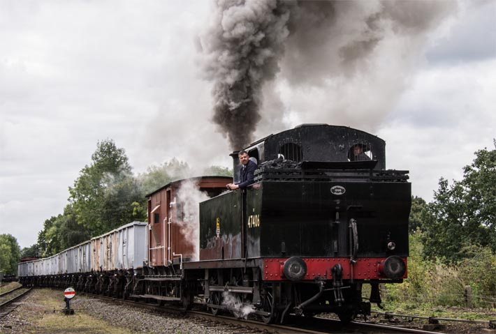 0-6-0T 47406 at Rothley