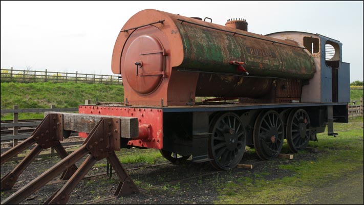 NCB 0-6-0ST Locomotive number 7 Robert at Quorn and Woodhouse 