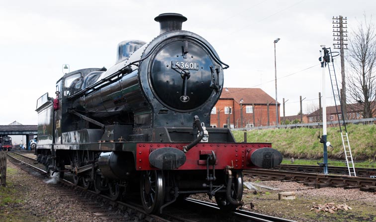 2-8-0 63601 at Loughborough Great Central station 4th of April 2010 