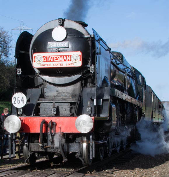 34053 on thhe Satesman at Rothley 