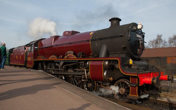 5663 Jervis at the Great Central Railway's Quorn & Woodhouse station