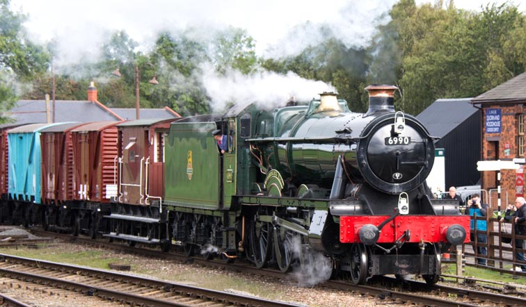 GWR 4-6-0 Witherslack Hall at Quorn and Woodhouse 