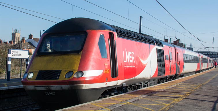 LNER HST power car 43367 Deltic 50 