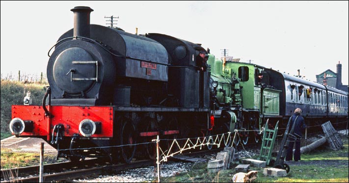 Manning Wardle 0-6-0ST Littleton No.5 and 2-6-0 no. 377 King Haakon V11 