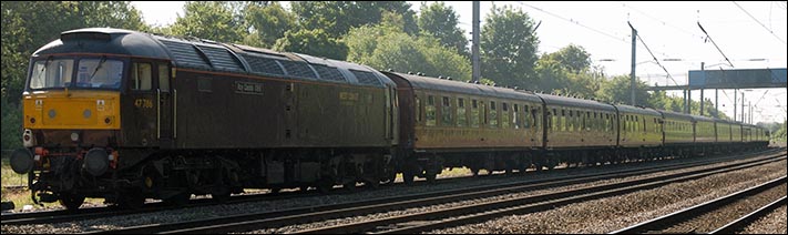 West Coast Railways class 47786 Roy Castle OBE at Hitchin