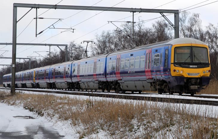 First Capital Connect class 365511 at Holme Lode First Capital Connect class 365511