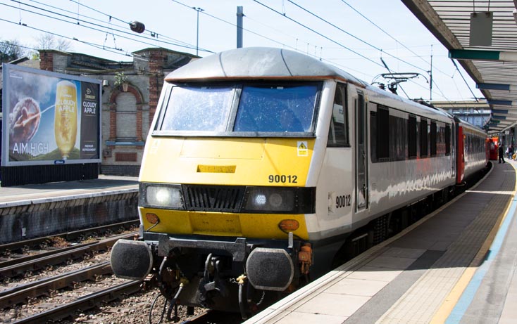 Greater Anglia class 90012  Greater Anglia class 90012
