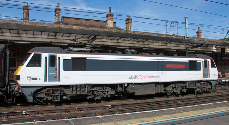 Greater Anglia Class 90014 Norfolk and Norwich Fesival Greater Anglia Class 90014 Norfolk and Norwich Fesival