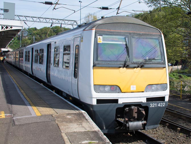Greater Anglia class 321 422 in Ipswich station  Greater Anglia class 321 422 in Ipswich station