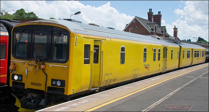Network Rail class 950001 in Kettering station on the 10th of June 2014 Network Rail class 950001 in Kettering station on the 10th of June 2014
