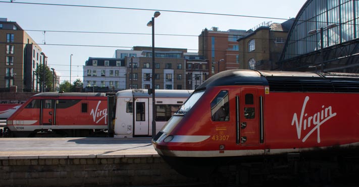 Virgin East Coast HST power car 43307 