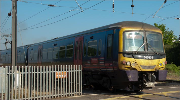 First Capital Connect class 365536 EMU leaves Kings Lynn 