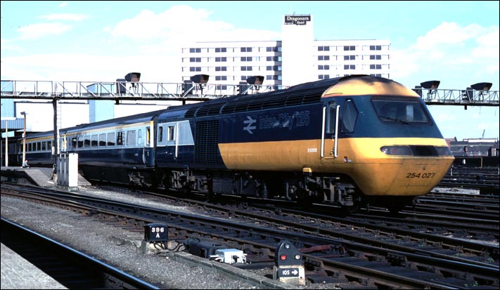 In BR days with a Inter-City 125 at Leeds